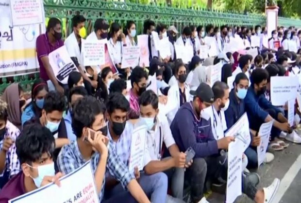 Medical students studying in China Universities stage protest in Kerala, seeks recognition of physical training in India