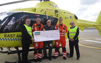 Ridgeons raises £600 for East Anglian Air Ambulance 