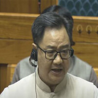 "More chaos you create, more public will reject you": Kiren Rijiju slams Oppn over ruckus in both Houses