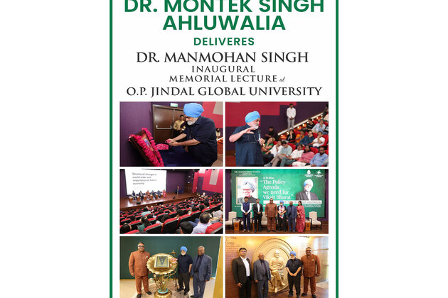 Dr. Montek Singh Ahluwalia Delivers Inaugural Dr. Manmohan Singh Memorial Lecture at JGU