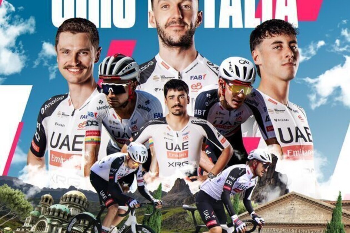 UAE Team Emirates-XRG to compete in 109th Giro d'Italia