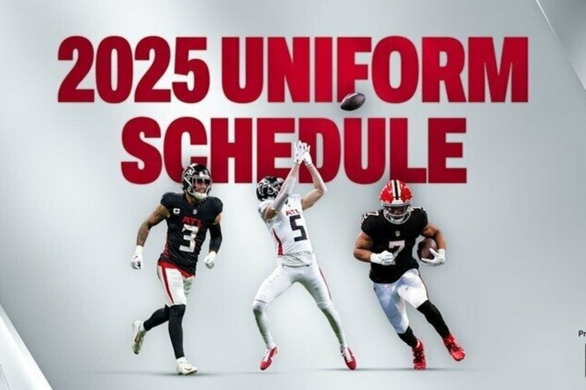 Falcons' 2025 uniform schedule unveiled