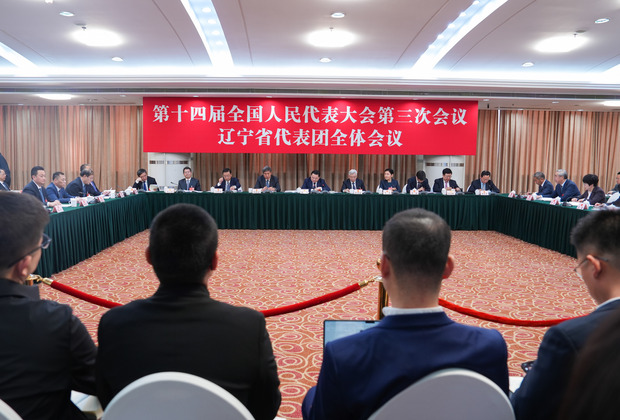 (TWO SESSIONS) CHINA-BEIJING-NPC-LIAONING DELEGATION-GROUP MEETING (CN)