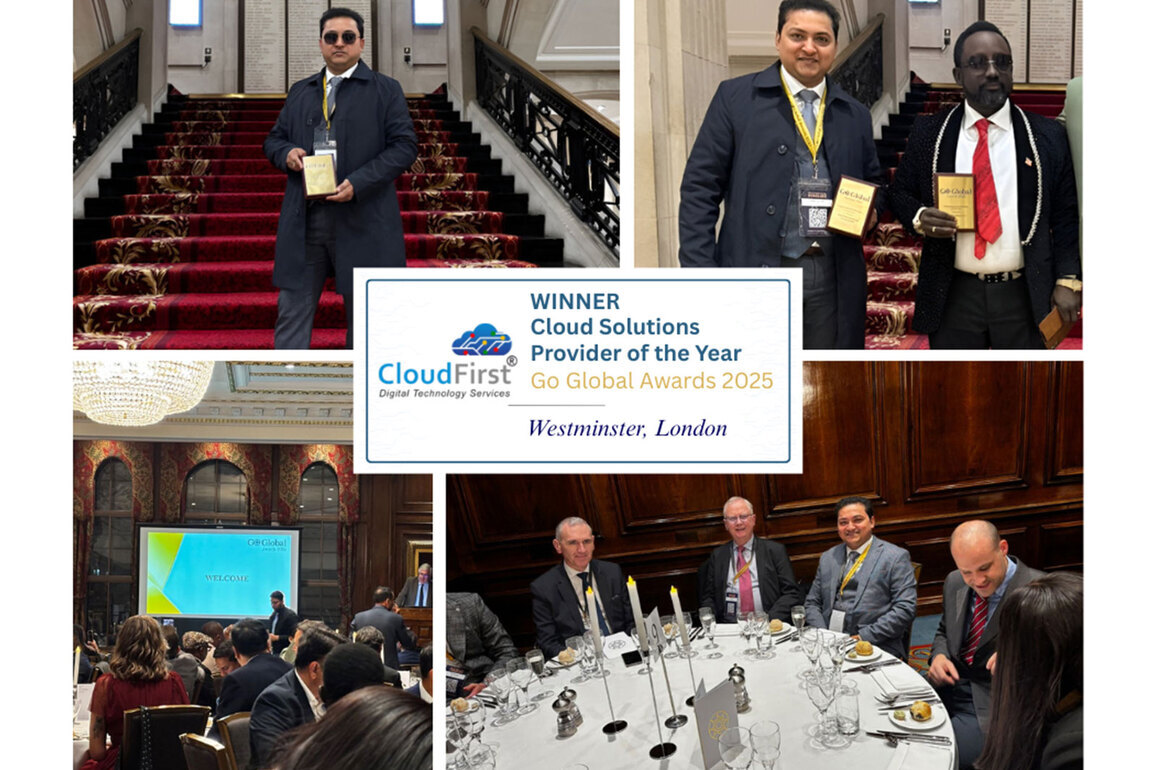 CloudFirst Technology Wins 'Cloud Solutions Provider of the Year' at Go Global Awards 2025