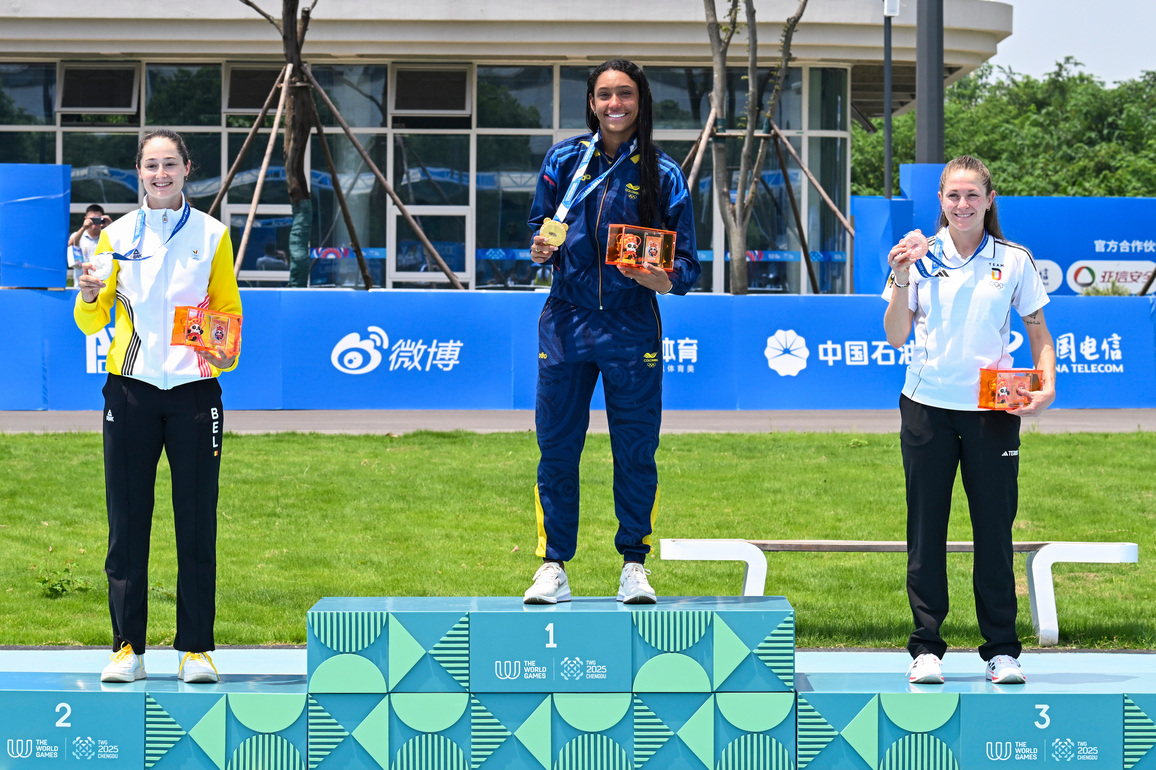 (SP)CHINA-CHENGDU-THE WORLD GAMES 2025-INLINE SPEED SKATING ROAD-WOMEN'S 1 LAP (CN)