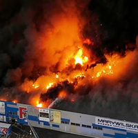 Poland President says Russia burned down Warsaw's biggest mall