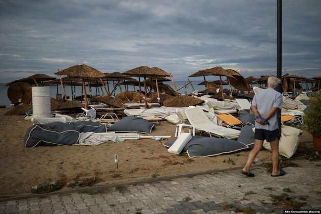 Two Russians, Romanian Killed In Violent Storms In Greece
