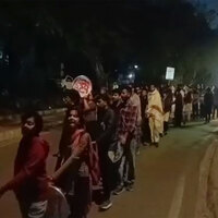 Delhi: JNUSU calls for 'human-chain' against alleged violence by ABVP "goons" during Equality March