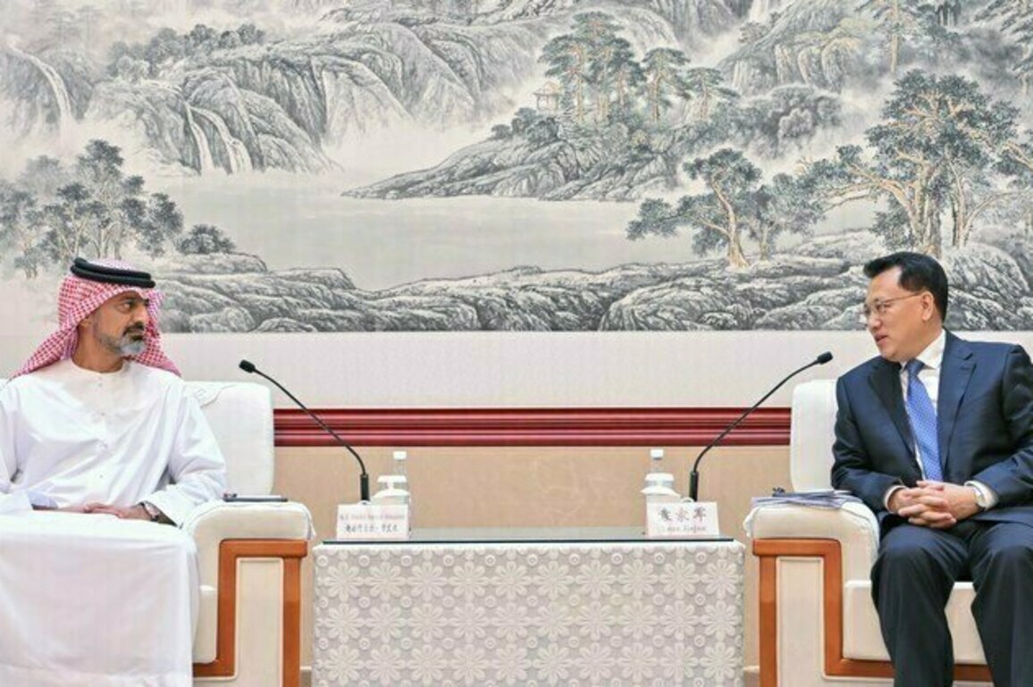 Ajman Crown Prince meets senior Chinese officials to enhance bilateral cooperation
