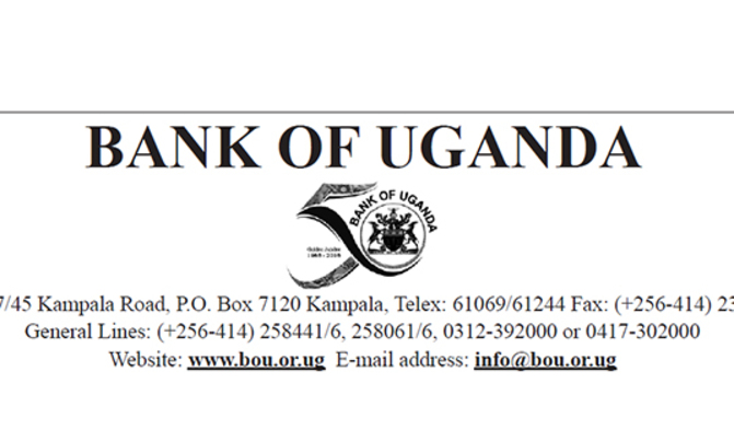 Bank of Uganda Bank of Uganda