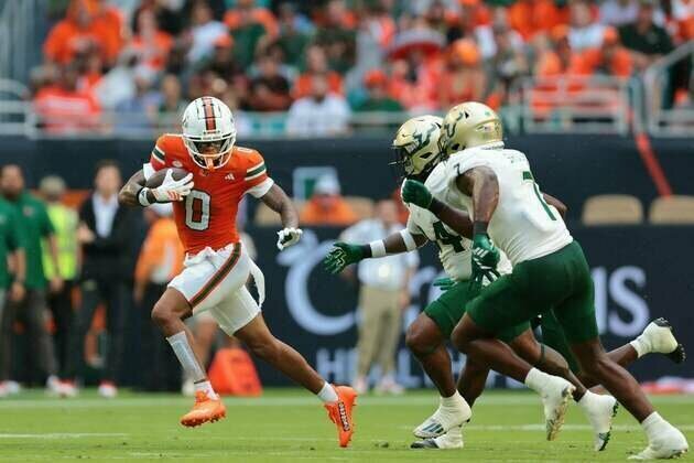 No. 5 Miami handles upset-minded No. 18 South Florida