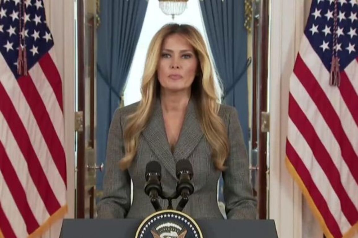 From White House podium, Melania Trump denies links to Epstein 