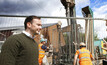  Cllr Tom Hayes (Oxford County Council) (left) and Richard Tams (Kensa Contracting, Projects Manager) at Blackbird Leys where a ground-source heat pump system is being installed as part of the Energy Superhub Oxford project