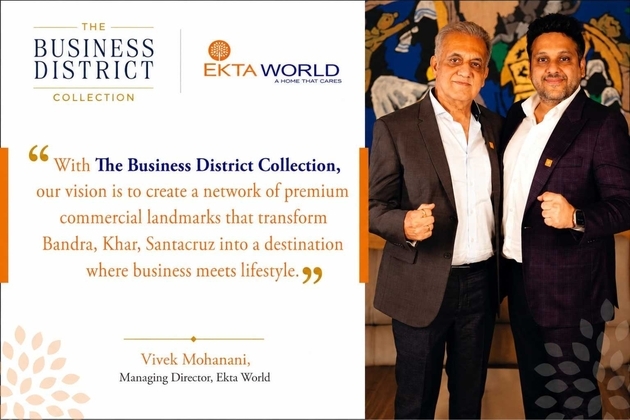 Ekta World Launches 'The Business District Collection' with Six Premium Commercial Projects Across Bandra, Khar and Santacruz West
