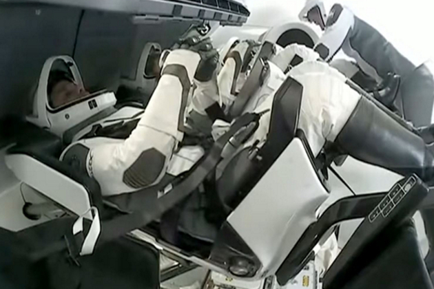 "Hatch closed, indicator aligned," Ax-4 crew moves for undocking aboard Dragon spacecraft