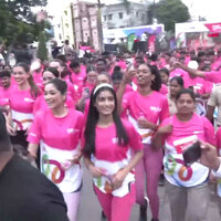 Pink Power Run 2.0 held in Hyderabad to raise breast cancer awareness