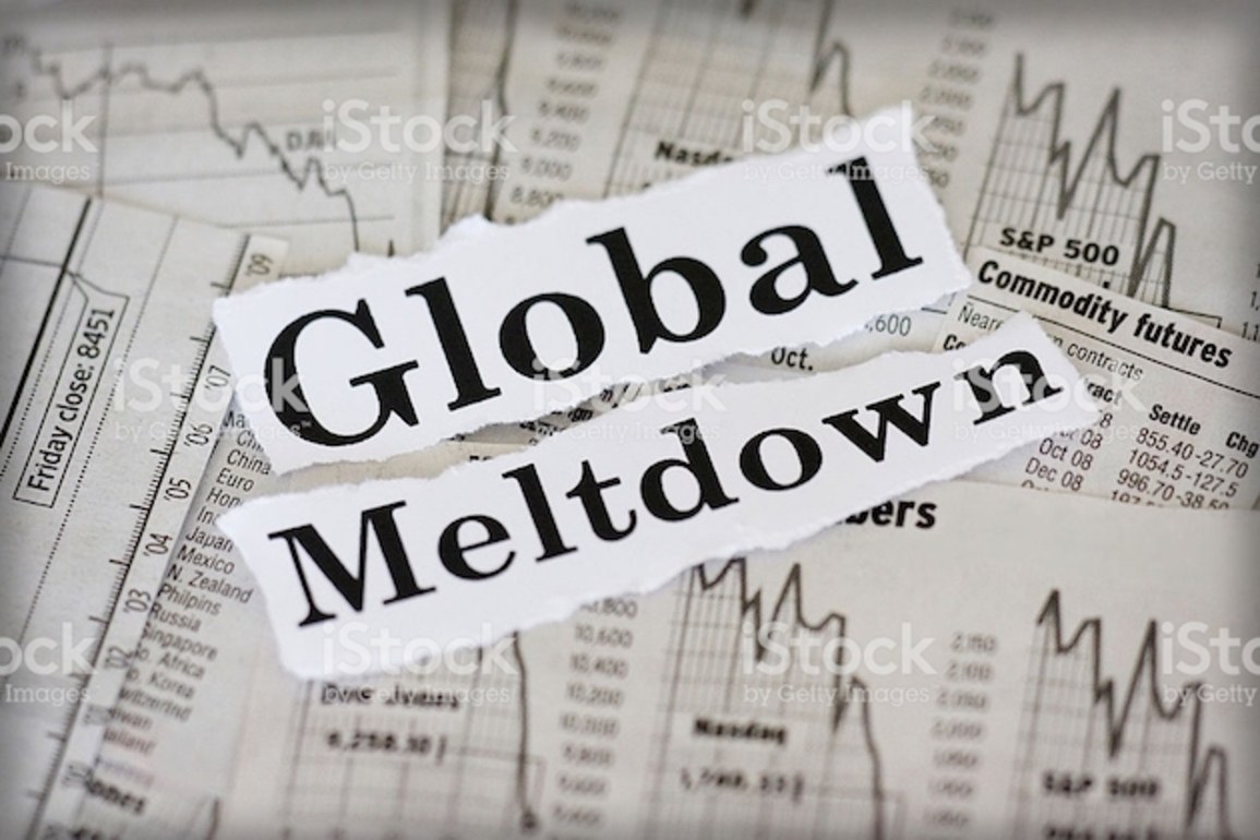 Dow Jones plunges 1,679 points amid global stock rout