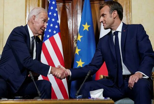 US President Biden, French counterpart Macron agree on global affairs; express different views on Gaza war