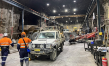 Underground at Aurelia's Peak mine, NSW