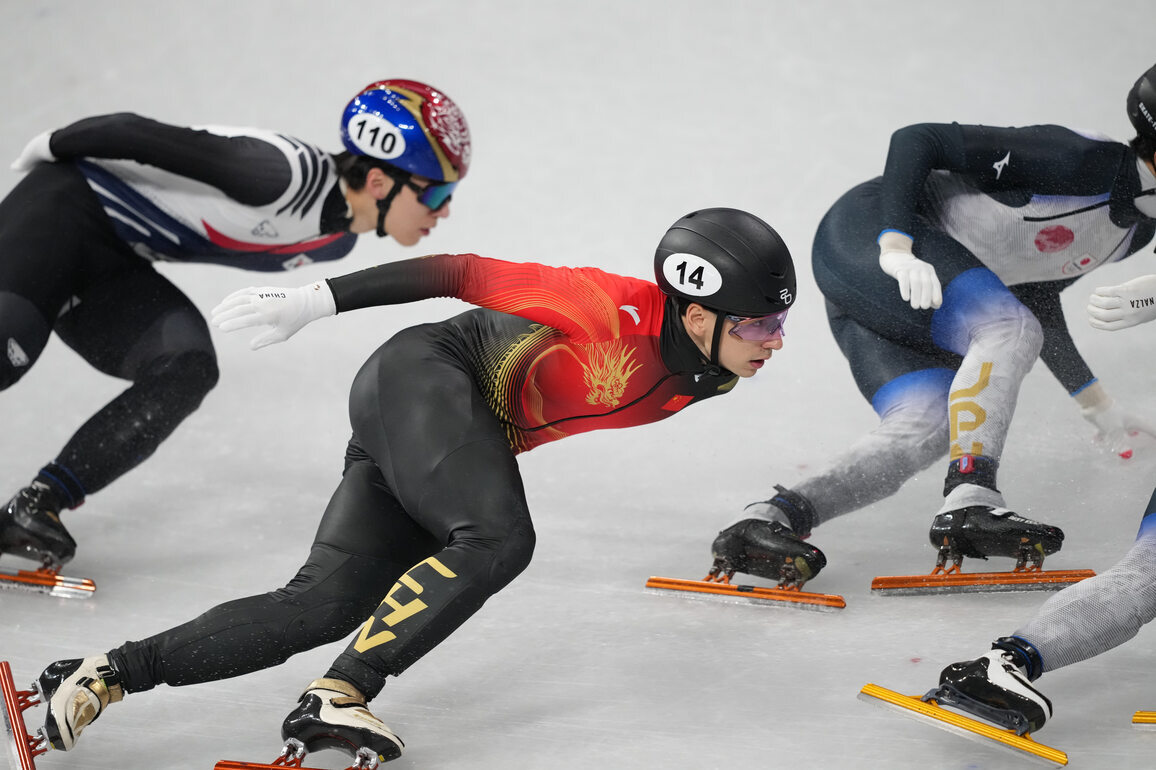 (MICO2026)ITALY-MILAN-OLYMPIC WINTER GAMES-SHORT TRACK SPEED SKATING-MEN'S 1500M-SEMIFINALS