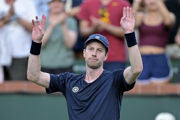 Botic van de Zandschulp upsets Novak Djokovic at Indian Wells