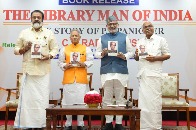 V-P CP Radhakrishnan releases book on PN Panicker, calls for revival of reading culture