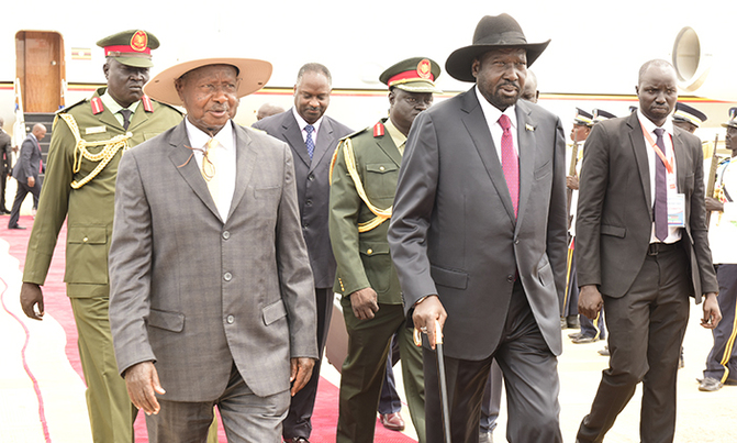 Museveni in Juba for Sudan peace talks Museveni in Juba for Sudan peace talks