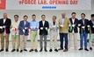 Company dignitaries at the inauguration of Doosan Bobcat’s eFORCE LAB.