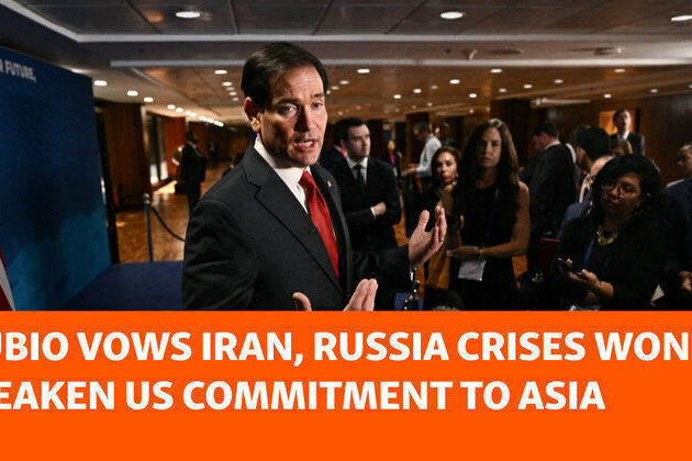 Rubio Vows Iran, Russia Crises Won't Weaken US Commitment To Asia