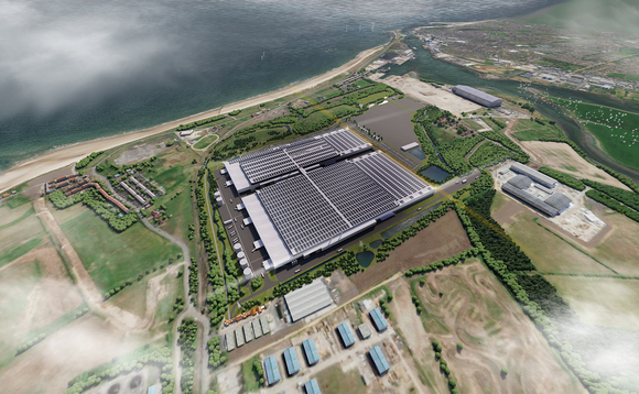 A render of the Northumberland gigafactory site | Credit: Britishvolt A render of the Northumberland gigafactory site | Credit: Britishvolt