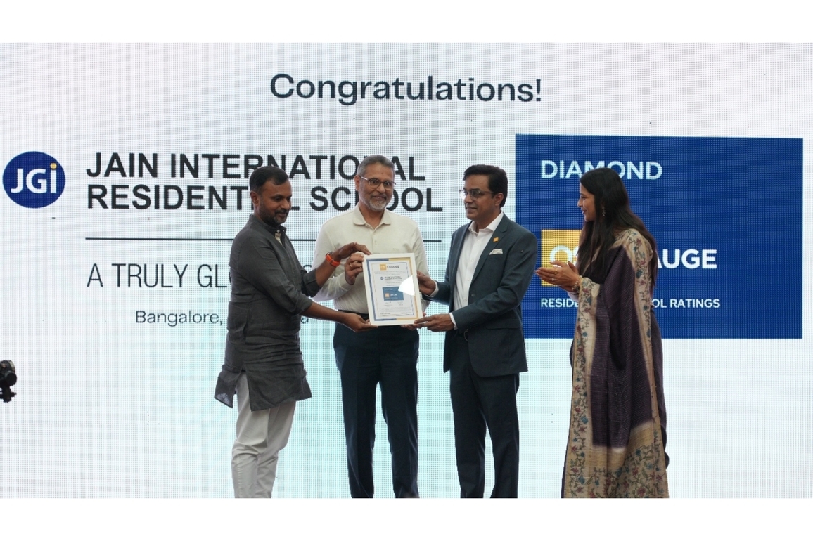JAIN International Residential School (JIRS), Bengaluru, Earns Prestigious QS I-GAUGE Diamond Rating for Institutional Excellence
