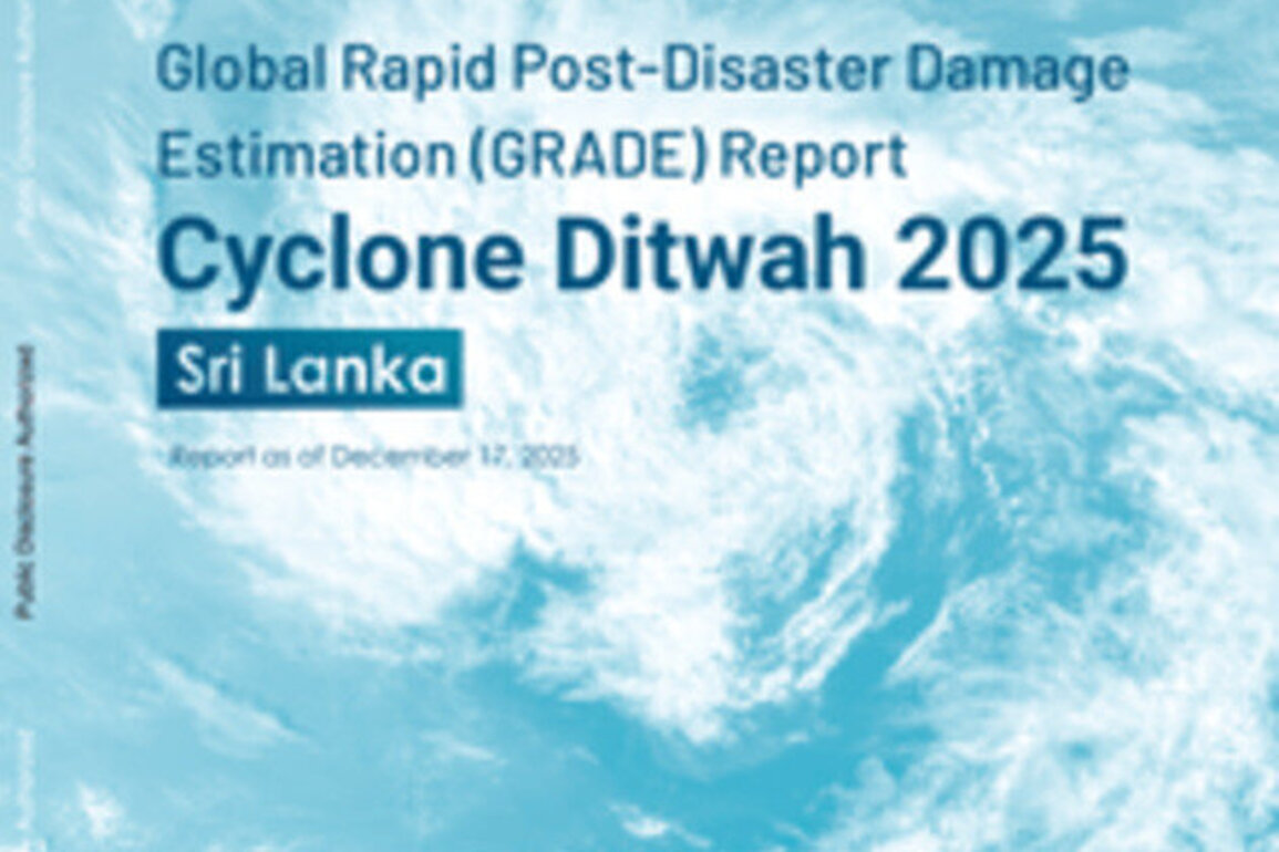 Damage from Cyclone Ditwah in Sri Lanka estimated at US$4.1 billion