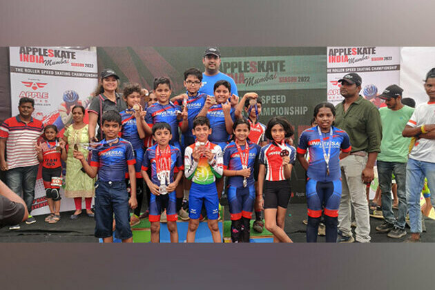 Students from Universal Skating Academy bag gold, silver and bronze medals in Skate India 2022 tournament