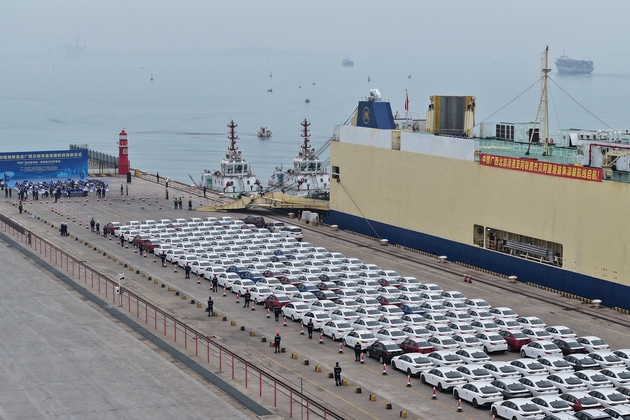 CHINA-GUANGXI-QINZHOU-RO-RO ROUTE-AUTO EXPORTS (CN)