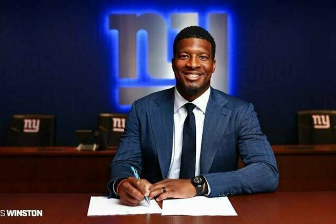 Giants sign quarterback Jameis Winston