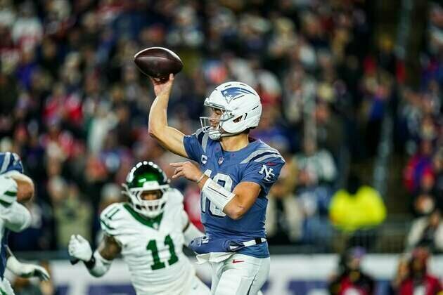 Drake Maye, Patriots ride 8-game winning streak into Cincinnati