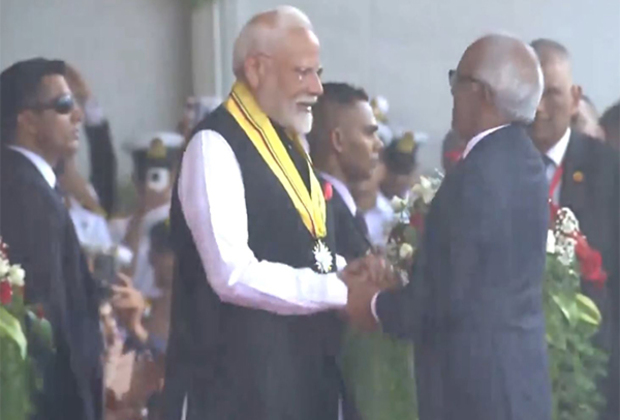 PM Modi receives Highest National Award of Mauritius