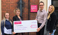 Supplier raises thousands for children's cancer charity