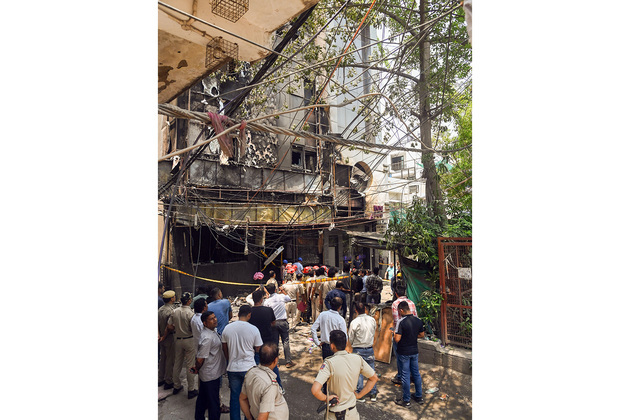 Malviya Nagar Fire: Investigation reveals locked roof exit; 5 teams dedicated to nab hotel manager
