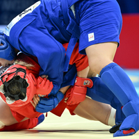 (SP)CHINA-CHENGDU-THE WORLD GAMES 2025-SAMBO-WOMEN'S COMBAT -80KG FINALS BRONZE MEDAL BOUT (CN)