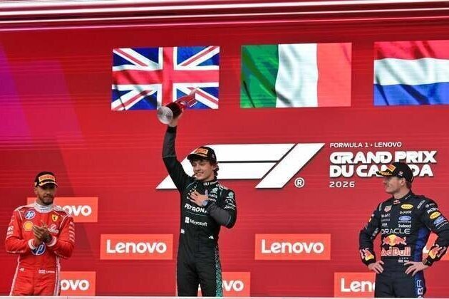Kimi Antonelli wins fourth straight race at Canadian Grand Prix