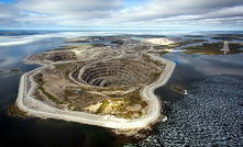 The Diavik diamond mine in Canada's north