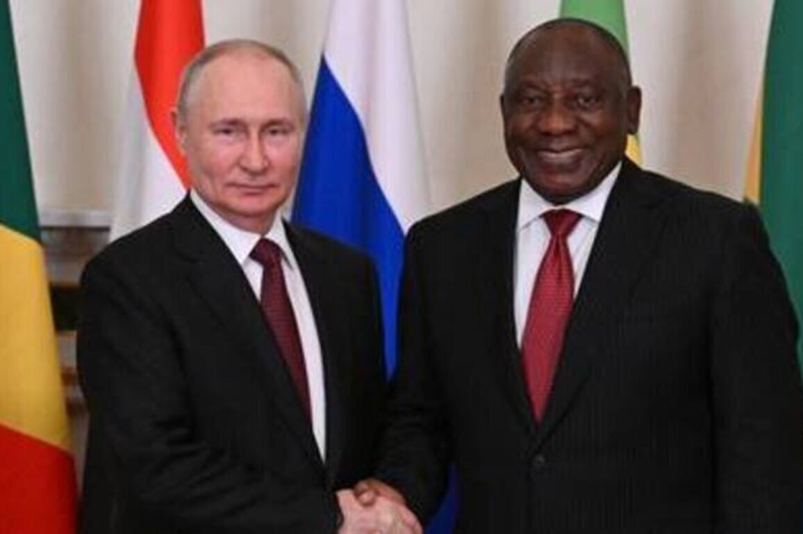 South Africa supports Russia's peace efforts - president