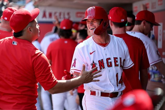 Angels name top prospect C Logan O'Hoppe to roster