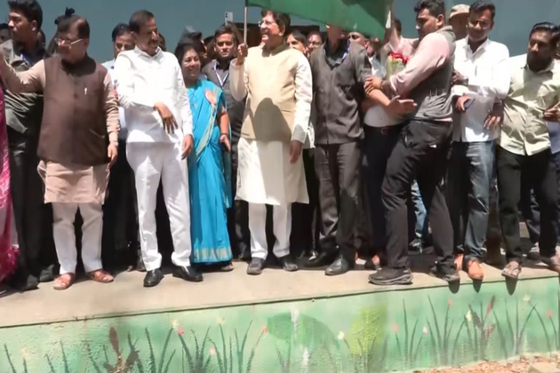 Mumbai: Union Minister Piyush Goyal inaugurates iconic Van Rani toy train at Sanjay Gandhi National Park