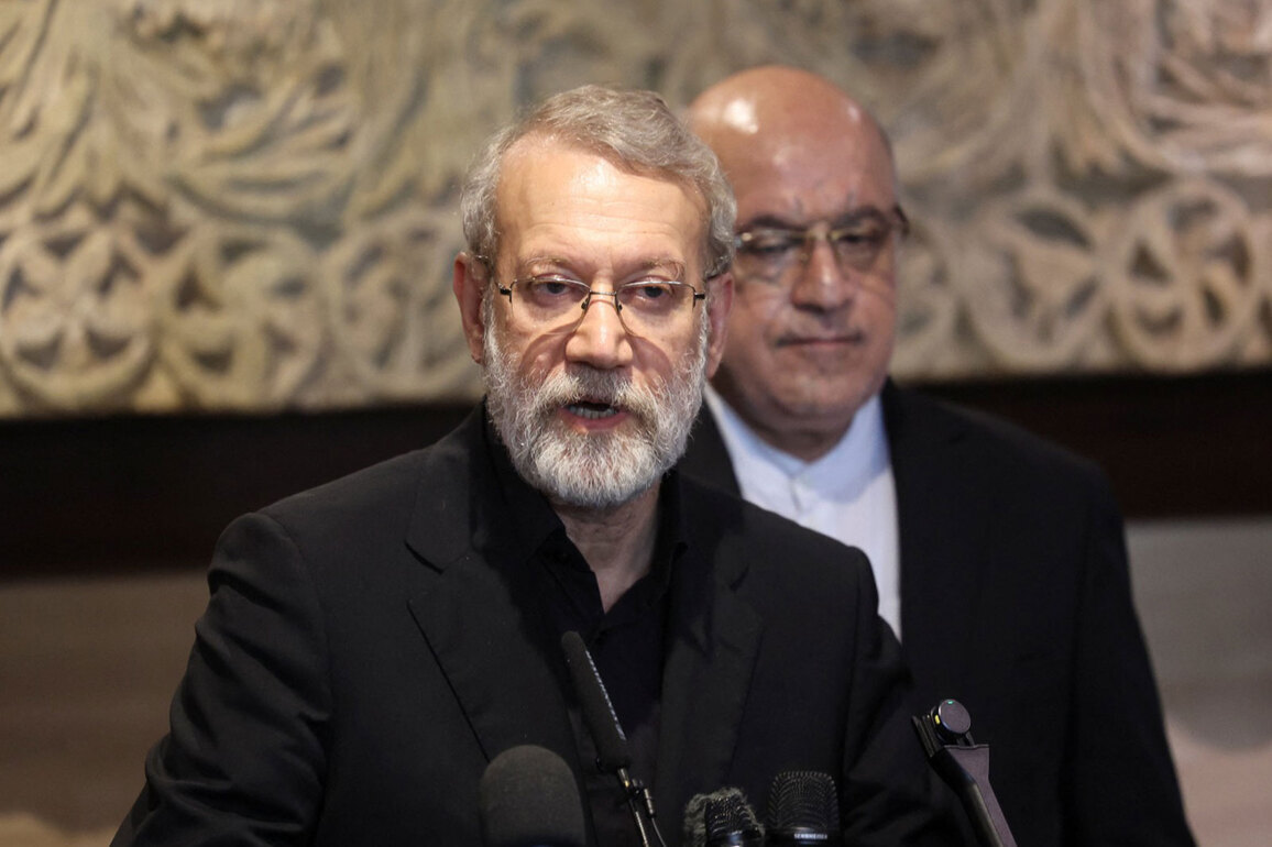 Iran holds funerals for Ali Larijani, Basij Chief Gholamreza Soleimani in Tehran