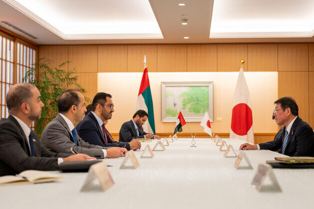 UAE, Japan review bilateral ties, explore ways to boost cooperation in energy, industry, trade