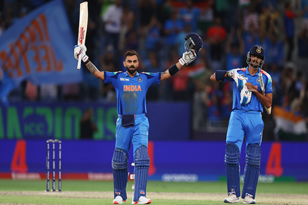 "Never feel he is struggling for runs...": Iyer on Virat following match-winning ton against Pakistan
