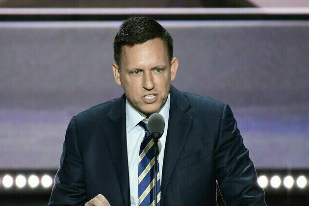 Peter Thiel has major influence on Trump government  Bloomberg