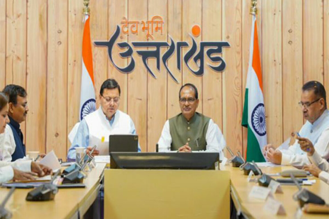 CM Dhami and Union Minister Shivraj Chouhan review agriculture, rural schemes in Uttarakhand